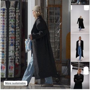 NA-KD Straight Blazer Wool Coat